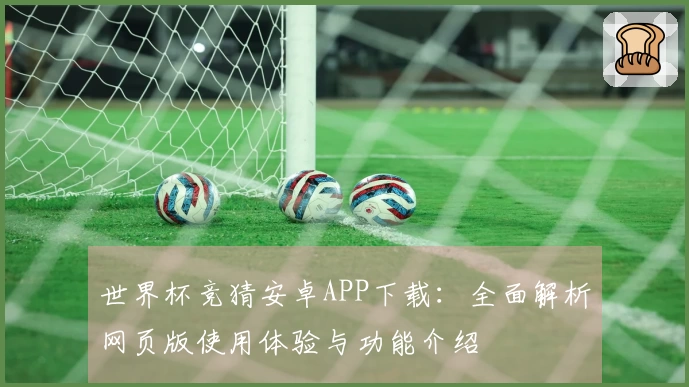 世界杯竞猜安卓APP下载：全面解析网页版使用体验与功能介绍